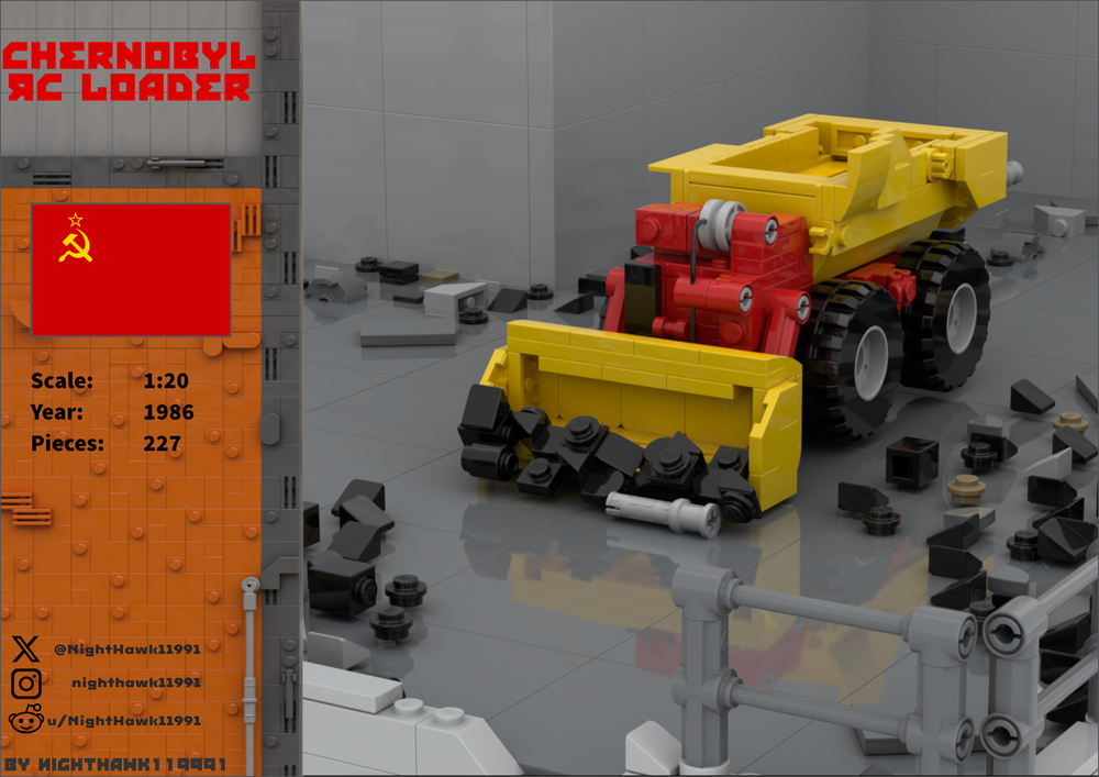 Lego Chernobyl RC Loader