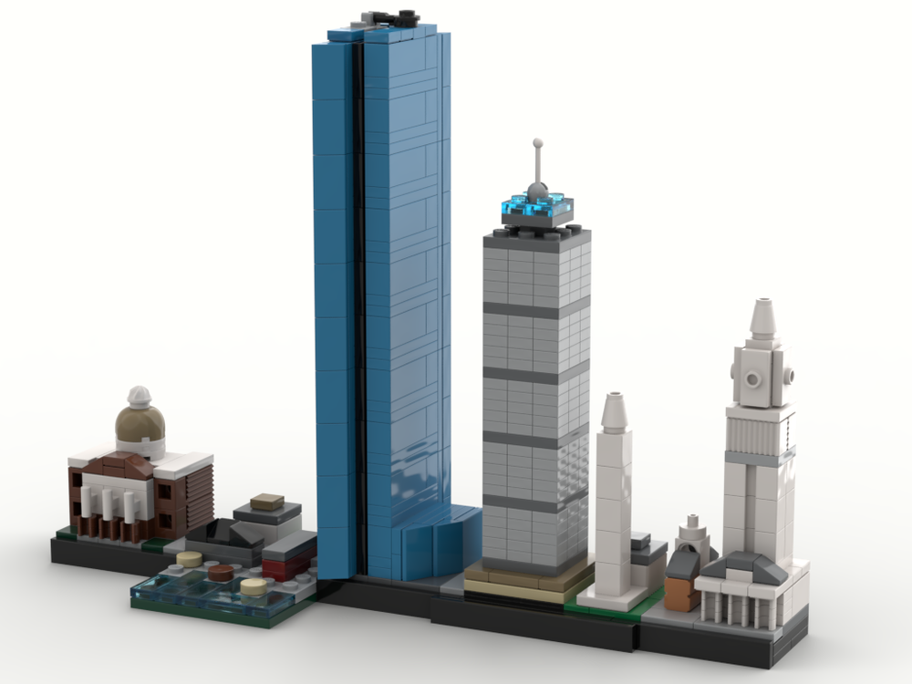 Lego Boston Skyline