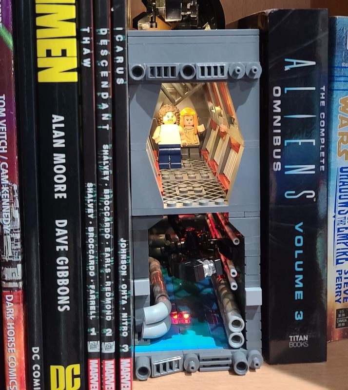 Lego Aliens Movie Hadley's Hope Book Nook MOC