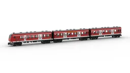 German commuter train ( DB Regio) with Wittenberger control car