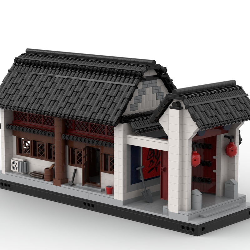 Lego Traditional Chinese architecture(Asian architecture):beijing "Quadrangle"（part1）