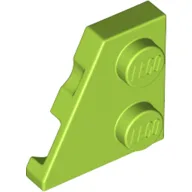 Wedge Plate 2 x 2 Left / Lime