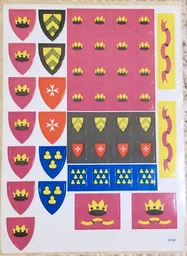 Sticker Sheet for Set 375-2, 6075-2