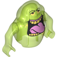 Lego Creature, Ghost with moveable Arms - Tongue and Bottom Teeth Print (Ghostbusters Slimer)