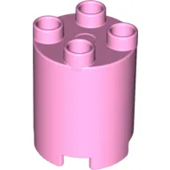 Duplo Brick Round 2 x 2 x 2 / Bright Pink