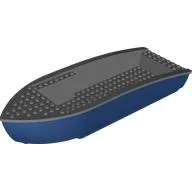 Boat 10 x 34 x 5 1/3 with Dark Bluish Grey Deck [Complete Assembly] / Dark Blue