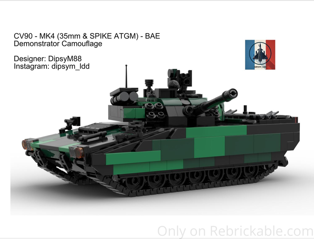 Lego CV90 (MK4 Turret & Hull / 35mm)