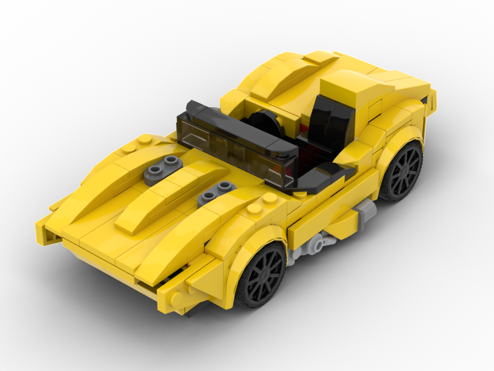 Lego Corvette Stingray Yellow