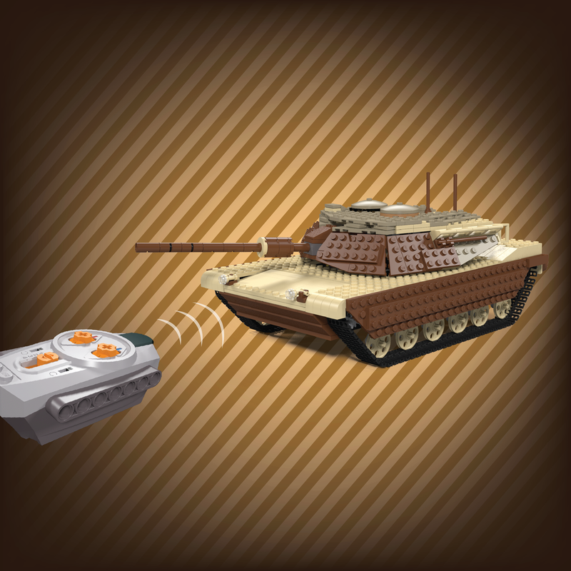 Lego Abrams Tank with Power Functions