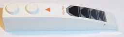 Slope, Curved 6 x 1 with 2 Studs with 'CAUTION', Orange Triangle and Air Inlets Pattern (Sticker) - Set 8108