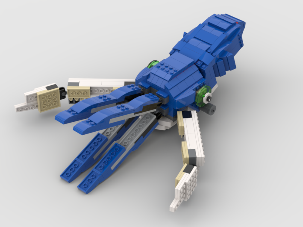 Lego Deep sea creatures 31088 Squid 2:1 scale
