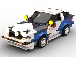 Nissan Silvia'87-SAFARi Rally 1987 / Jayant Shah's Silvia 200 SX / 'YELLOW SWALLOW' (LiTE series, class Silvia)