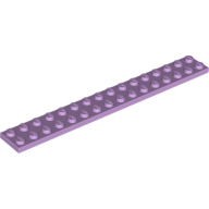 Lego Plate 2 x 16 / Lavender