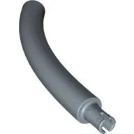 Animal Body Part / Plant, Tail / Neck / Branch / Trunk, Middle Section with Pin, Round Pin Hole / Sand Blue