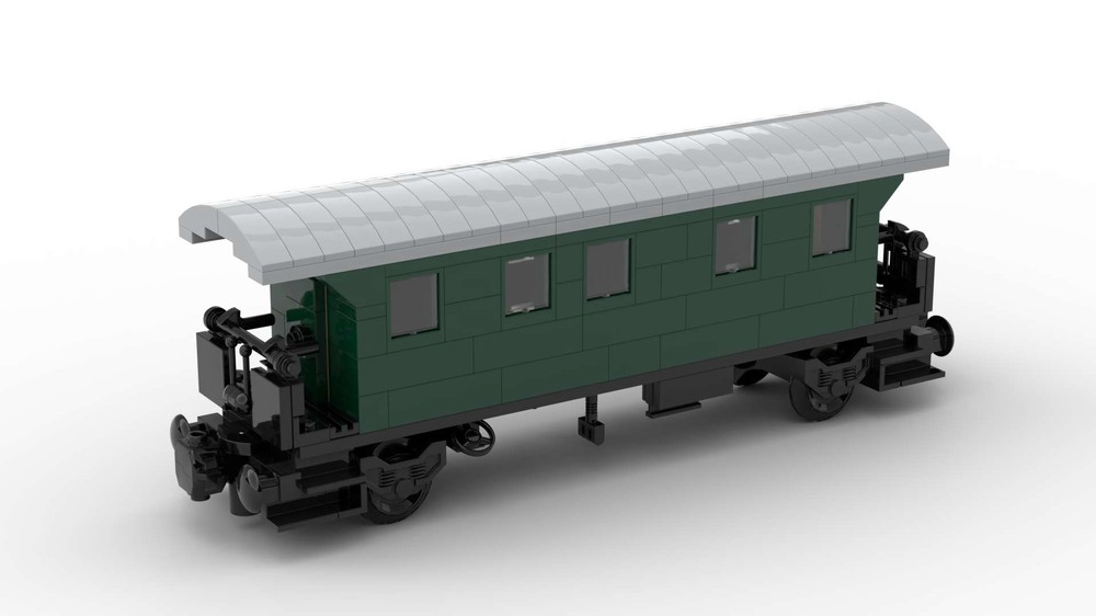 Lego Train Passenger Coach for Steam Engines "Donnerbüchse"