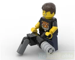 Minifigure minigun