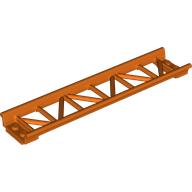 Lego Vehicle Track, Roller Coaster Straight 16L / Reddish Orange