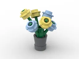 Flower Pot Pack - Minifig Scaled