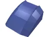 Brick Curved 2 x 2 with Lip, No Studs / Violet