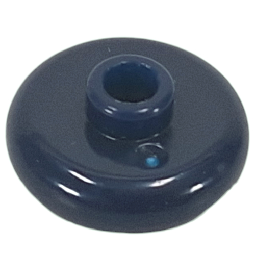 Lego Pen Bead, Round Short, Curved Edge / Dark Blue