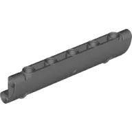 Technic Panel Curved 11 x 3 with 2 Pin Holes through Panel Surface / Dark Bluish Gray