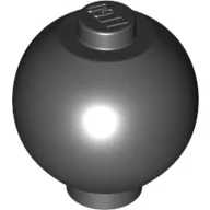 Brick Round 2 x 2 Sphere with Stud [Plain] / Black