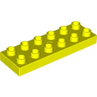 Duplo Plate 2 x 6 / Vibrant Yellow