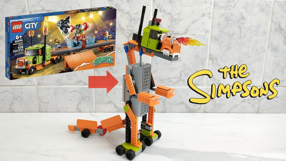 Lego Truckasaurus from The Simpsons | Alt build of set 60294