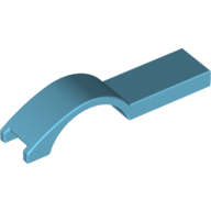 Lego Wheel Arch, Mudguard 1 x 4 1/2 / Medium Azure