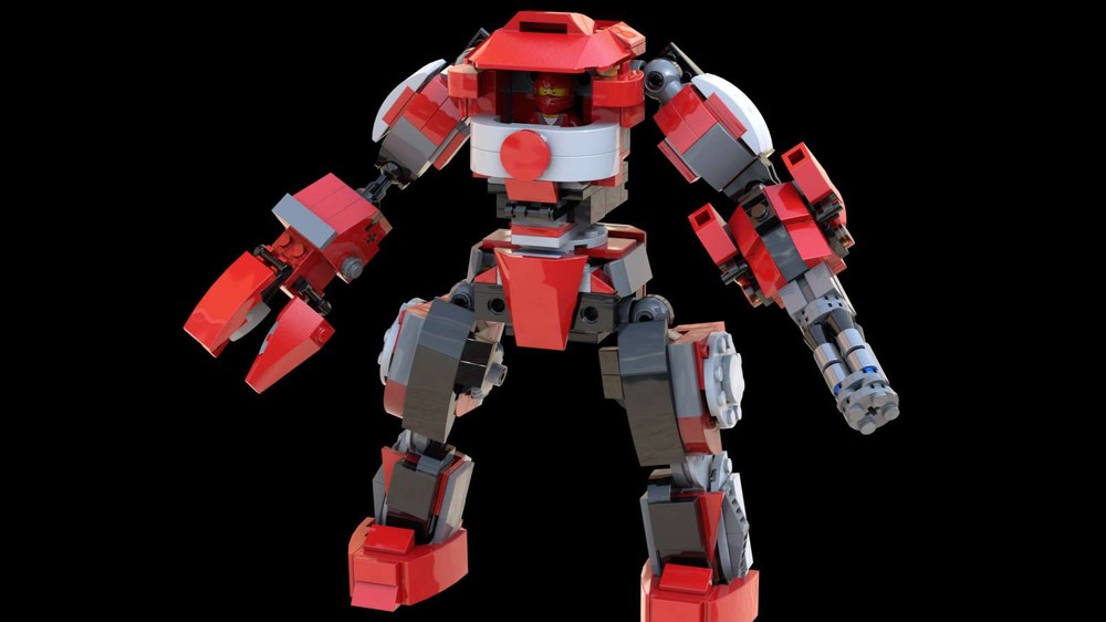 Lego Fire Mech Alt Build