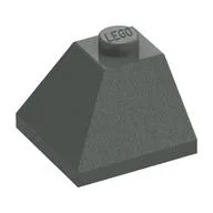 Brick Sloped 45° 2 x 2 Double Convex / Dark Gray