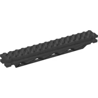 Support 2 x 16 x 2 Girder Triangular Horizontal / Black