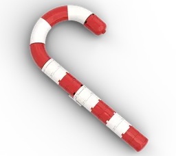 CandyCane for Up-Scaled SantaMinifigure