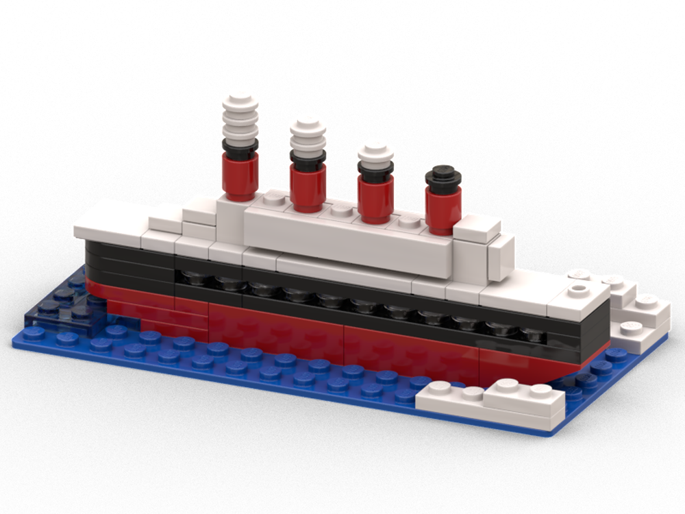 Lego Mini Titanic Diorama