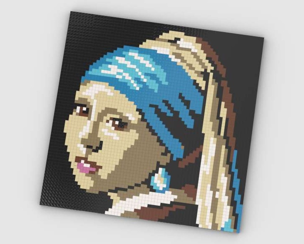 Lego Girl with the Pearl Earring