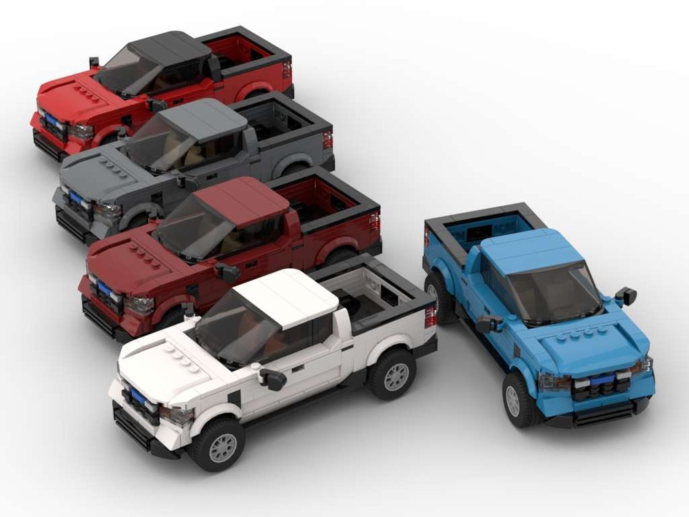 Lego Built Tough Maverick - Set of Five Colors - 8 Stud