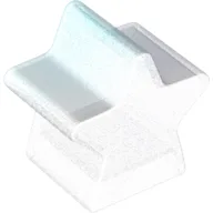 Duplo Brick Special 2 x 2 x 2, Star / Opal Trans-Clear