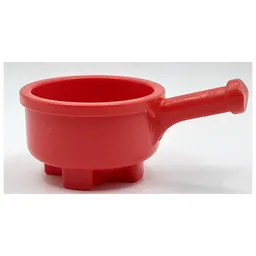 Duplo Saucepan, + Bottom, Handle with Stopper / Red