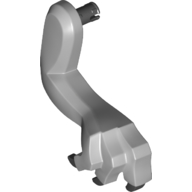Lego Animal Body Part, Dinosaur, Indominus Rex Arm, Right, with Elbow Spikes with Black Claws / Light Bluish Gray