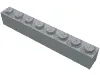 Brick 1 x 8 / Light Bluish Gray