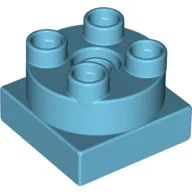 Duplo Turntable 2 x 2 / Medium Azure