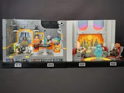 Ghost Lounge Room Diorama