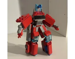 Transformable Red Truck