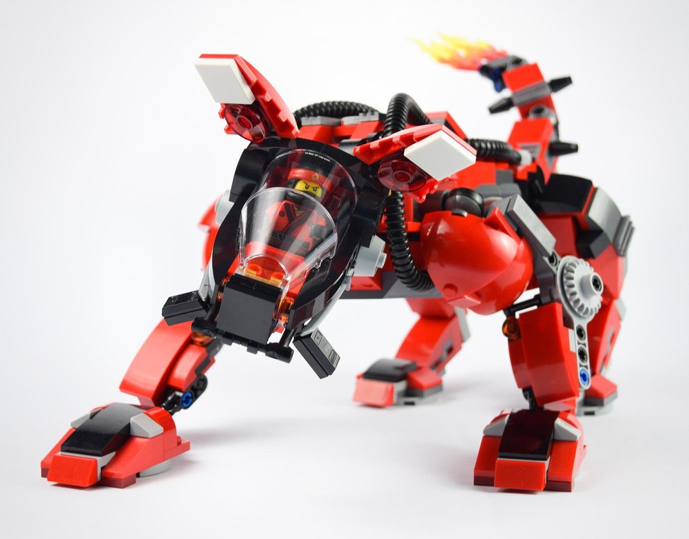 Lego Fire Mech Dog (70615 Alt)