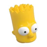 Minifig Head Special, Simpsons, Bart Simpson - Eyes Wide / Yellow