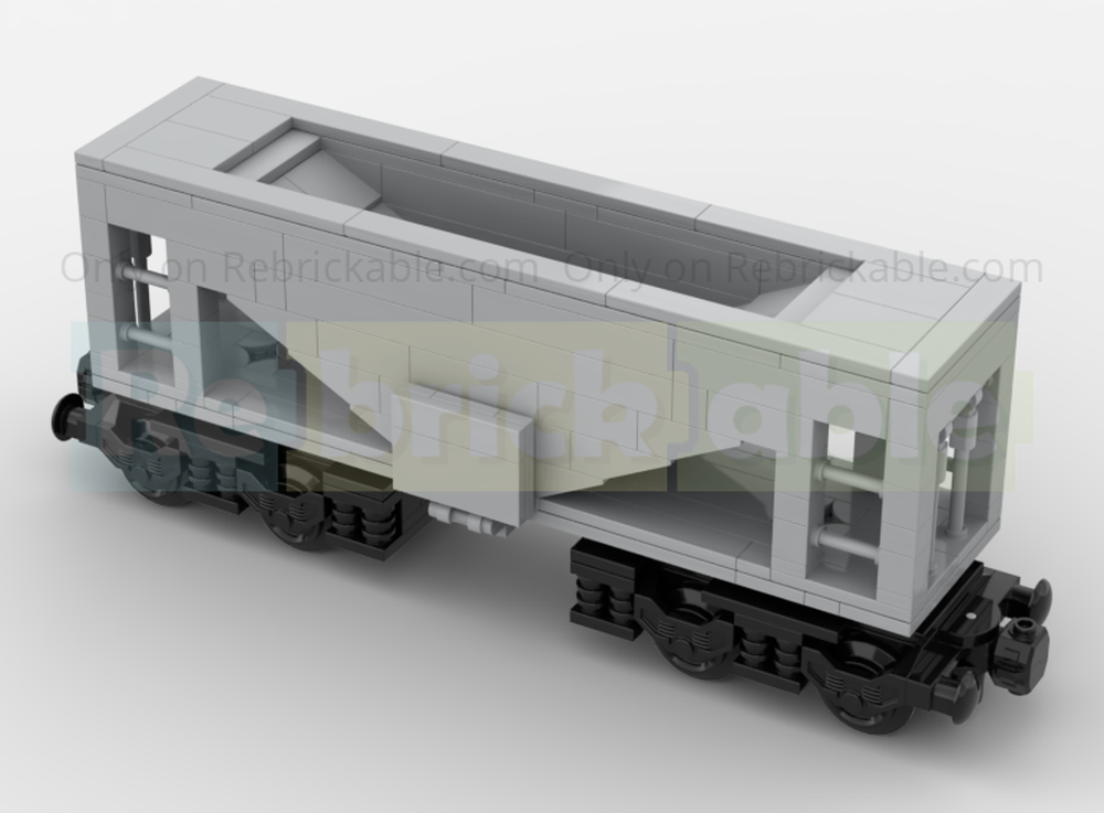 Lego Long American Bulk goods wagon