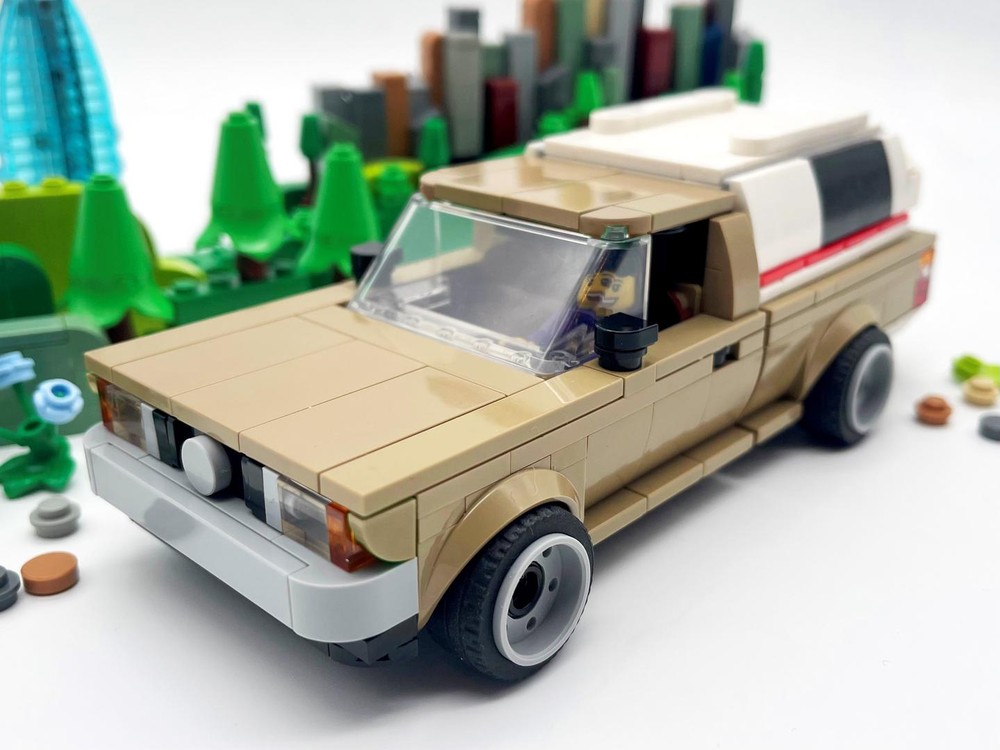 Lego Toy Tacoma - Dark Tan