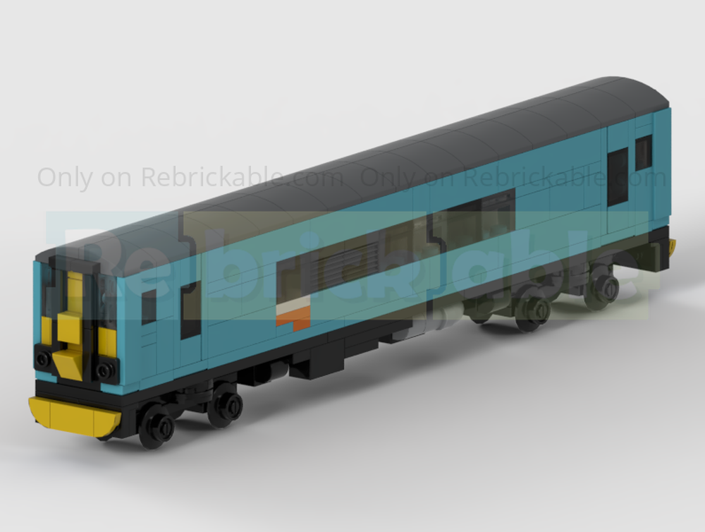 Lego 4-Wide Network Rail Class 153 Visual Inspection Unit Train