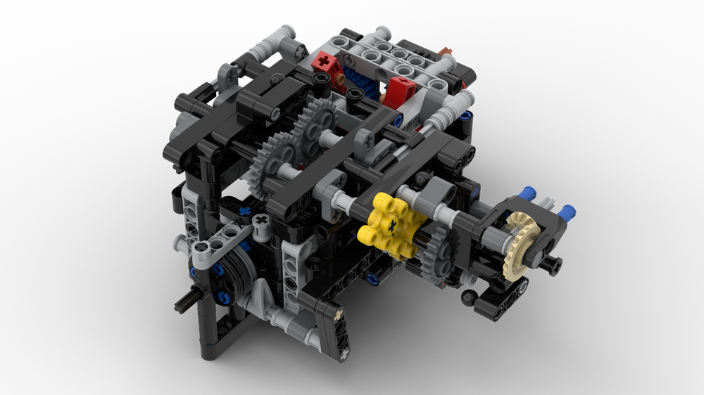 Lego Dual Clutch Gearbox-MOC