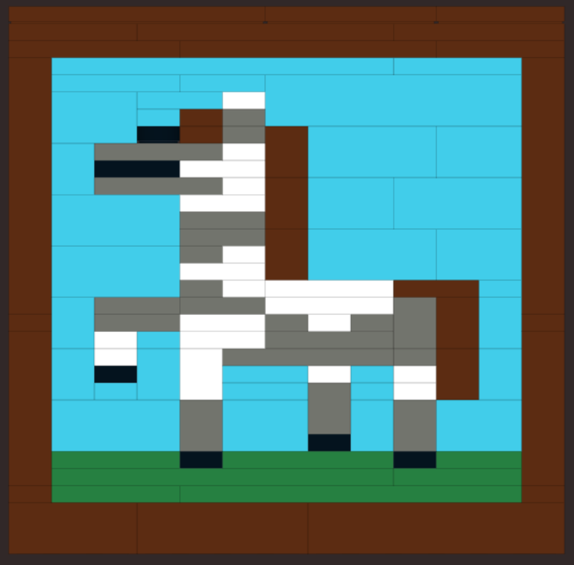 Lego Horse Coaster Version 2, with more legs
